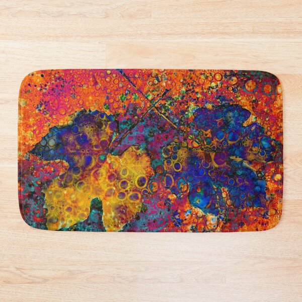 Item preview, Rusty leaves prints designed and sold by Red Witch Art.