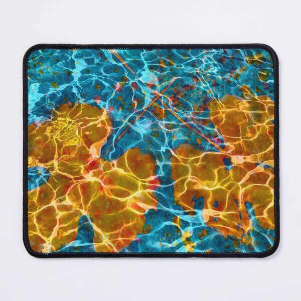 Item preview, Autumn leaves in water designed and sold by Red Witch Art.