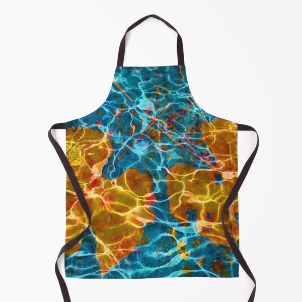 Item preview, Autumn leaves in water designed and sold by Red Witch Art.