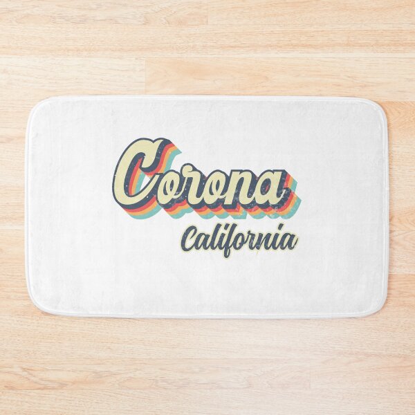 Item preview, Corona City California Retro Vintage 70s rainbow designed and sold by Teelogic.