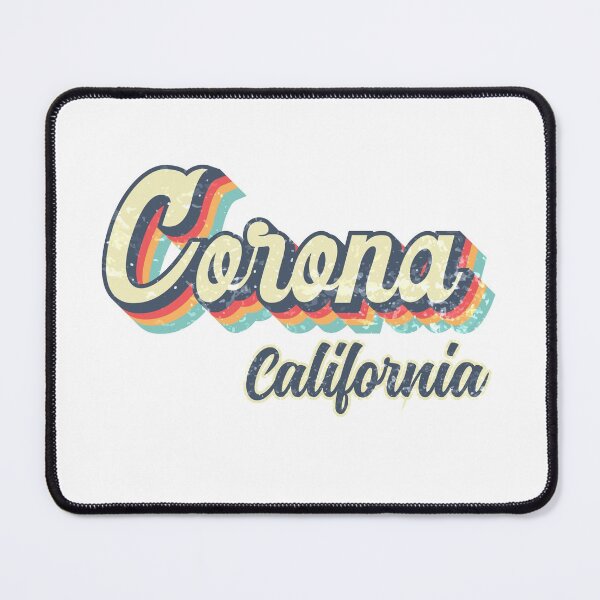 Item preview, Corona City California Retro Vintage 70s rainbow designed and sold by Teelogic.