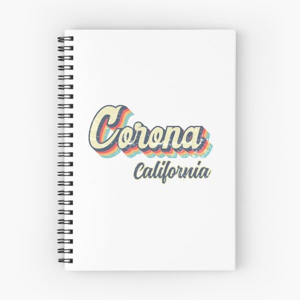 Item preview, Corona City California Retro Vintage 70s rainbow designed and sold by Teelogic.