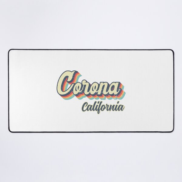 Item preview, Corona City California Retro Vintage 70s rainbow designed and sold by Teelogic.