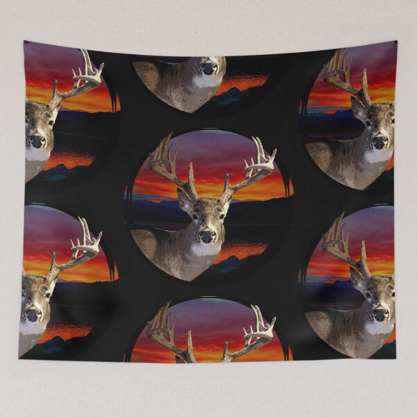 Item preview, Whitetail buck sunset  designed and sold by Saltypro.