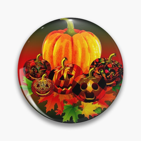 Item preview, Halloween Happy Smiling Pumpkins designed and sold by Gothic Fantasy.
