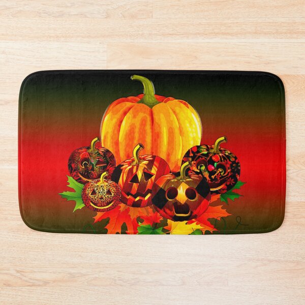 Item preview, Halloween Happy Smiling Pumpkins designed and sold by Gothic Fantasy.