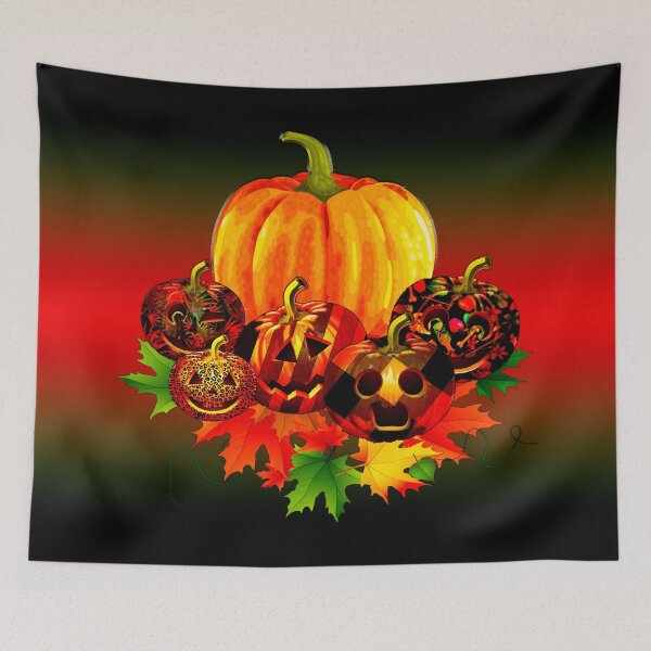 Item preview, Halloween Happy Smiling Pumpkins designed and sold by Gothic Fantasy.