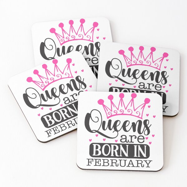 Item preview, Queens are born in February designed and sold by pnkpopcorn.
