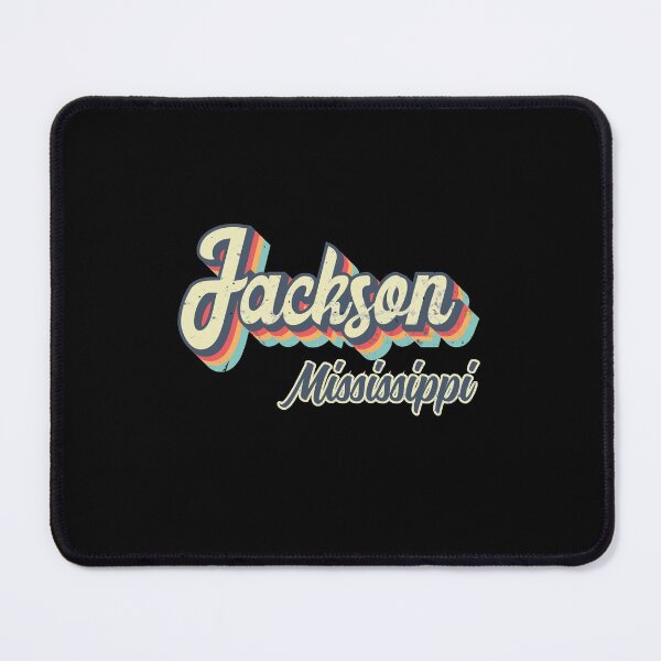 Item preview, Jackson city Mississippi Retro Vintage 70s rainbow designed and sold by Teelogic.