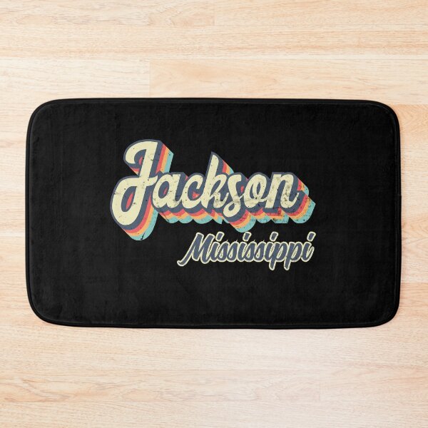 Item preview, Jackson city Mississippi Retro Vintage 70s rainbow designed and sold by Teelogic.