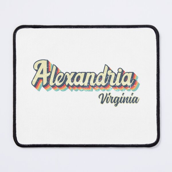 Item preview, Alexandria city Virginia Retro Vintage 70s rainbow designed and sold by Teelogic.