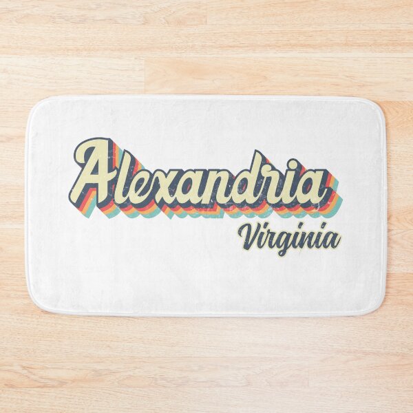 Item preview, Alexandria city Virginia Retro Vintage 70s rainbow designed and sold by Teelogic.