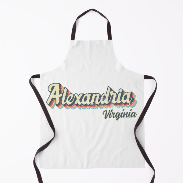 Item preview, Alexandria city Virginia Retro Vintage 70s rainbow designed and sold by Teelogic.
