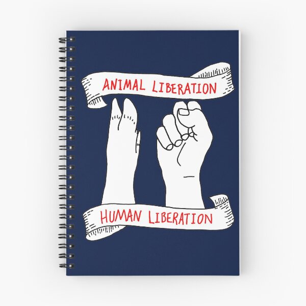 Item preview, ANIMAL LIBERATION HUMAN LIBERATION - Pig Paw & Human Fist Design designed and sold by Susan Prolman.