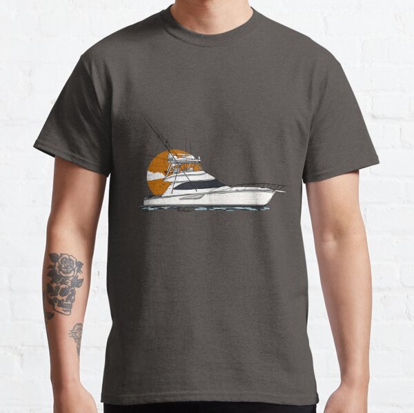 Yellowfin Tuna Custom Long Sleeve Fishing Shirts, Anchor Shirt