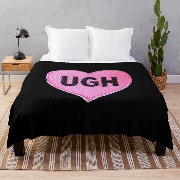 Item preview, Ugh Heart Patch Sticker designed and sold by BrianaRoy.