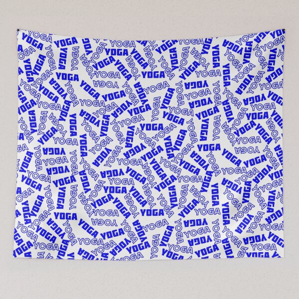 Item preview, YOGA YOGA BLUE YOGA AND MEDITATION PRACTICE designed and sold by samArtline.