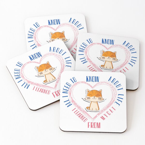 Item preview, All I Need To Know About Life I Learned From My Cat Design designed and sold by LapuniStore.