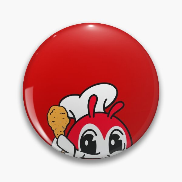 Item preview, JOLLIBEE PEEKING CUTE CHICKEN JOY FILIPINO STICKER designed and sold by aydapadi.