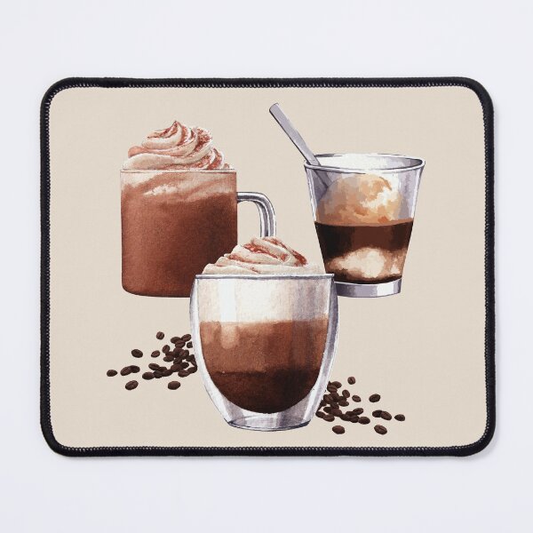 Item preview, Assorted Coffee - Pumpkin Spice Latte, Affogato and Macchiato designed and sold by Alicia Chee.