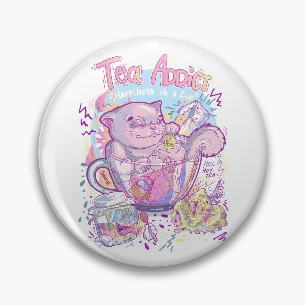 Item preview, Tea Addict fun and totally rad Kit-tea designed and sold by SPIRIMAL.