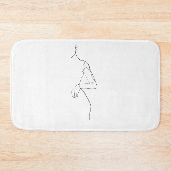 Item preview, Minimalist Lady Line Art 11 designed and sold by AlohaArtsy.
