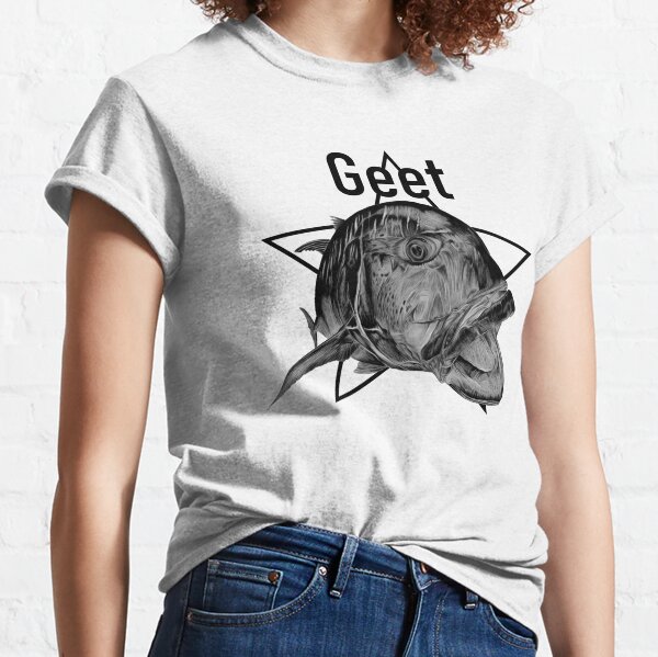 Womens GEET Performance Shirt, Giant Trevally