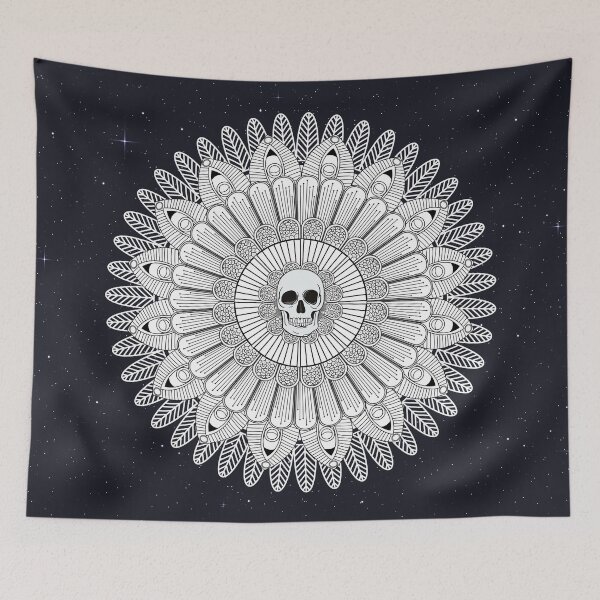 Item preview, Skull Mandala designed and sold by PixieDot.