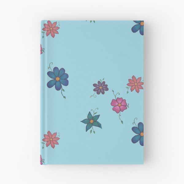 Item preview, simple floral group of lowers stcker pack (blue background) designed and sold by -Lily-Anne-.