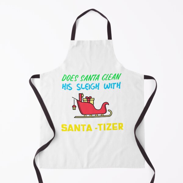 Item preview, Does Santa Clean His Sleigh With Santa-tizer. designed and sold by crazydotdesigns.