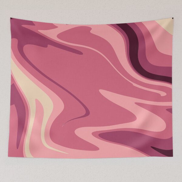 Item preview, Red Wine Liquid Marble Abstract Texture designed and sold by NECHSTORE.