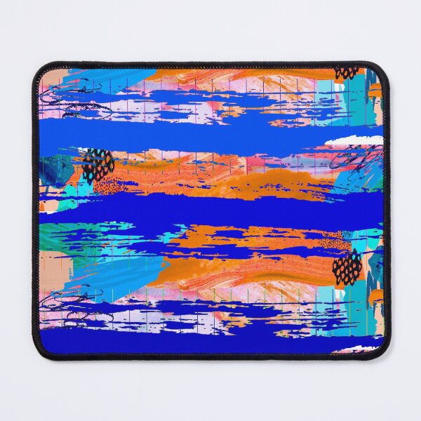 Item preview, Acrylic Stripped Brush Strokes Collage Patterned designed and sold by Designs By YL.