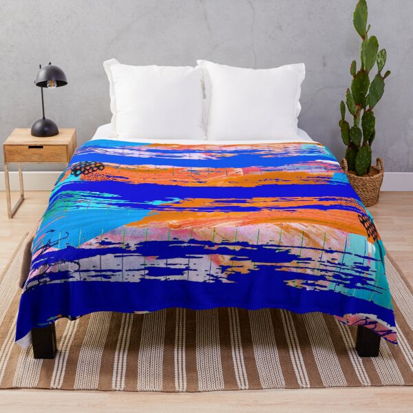 Item preview, Acrylic Stripped Brush Strokes Collage Patterned designed and sold by Designs By YL.