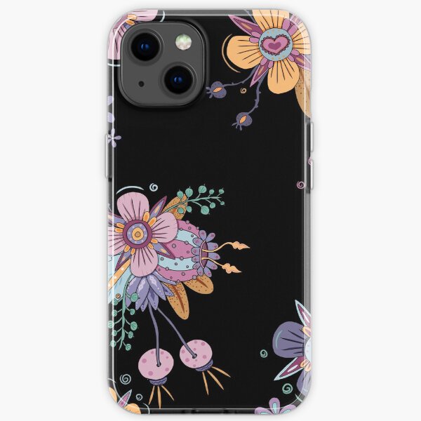 Colorful Flowers - Nicola Milan iPhone Soft Case