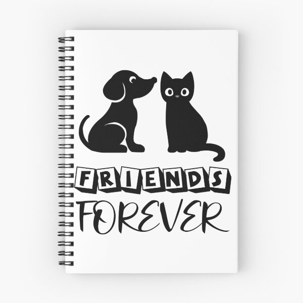 Item preview, Friends Forever- Cute Cat And Dog Together  designed and sold by anjanaartz.