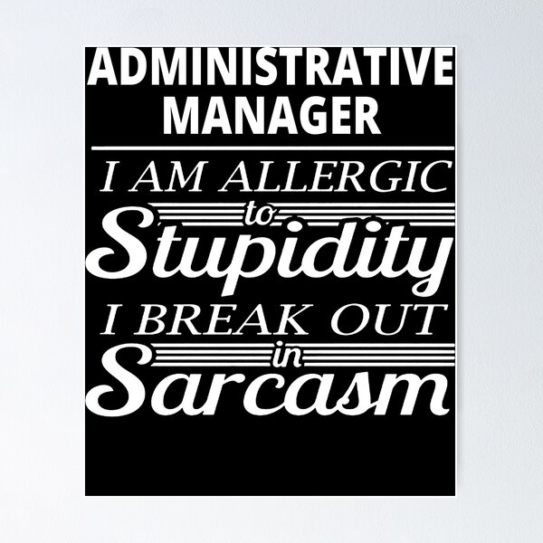 Item preview, Administrative Manager designed and sold by clickmostro.