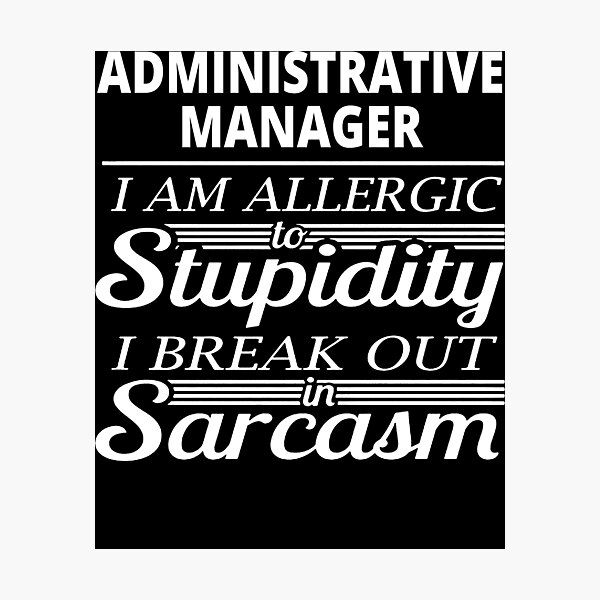Item preview, Administrative Manager designed and sold by clickmostro.