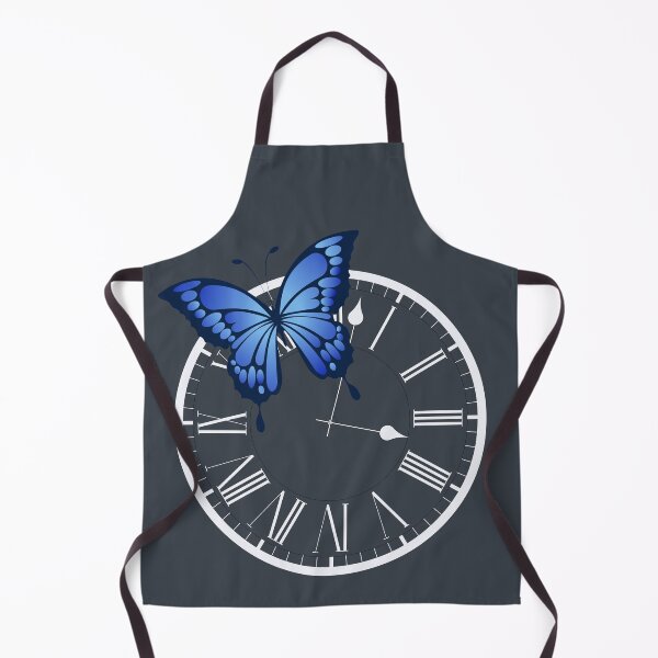 Item preview, Blue Butterfly and Clock designed and sold by Weklipse.