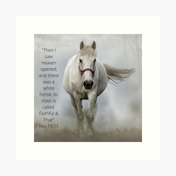 Item preview, Revelation 19:11 The White Horse designed and sold by debjaynedesign.