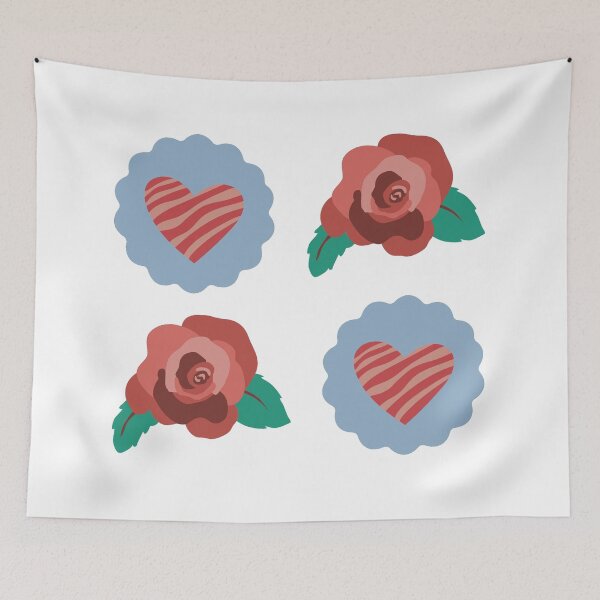 Item preview, Hearts and roses designed and sold by mariajogi.
