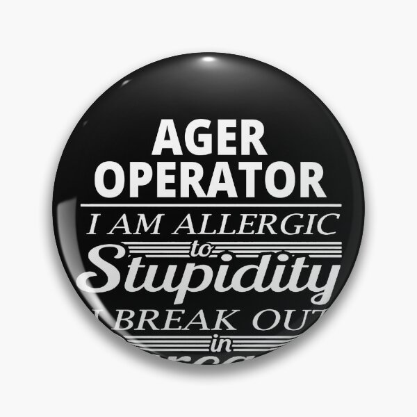 Item preview, Ager operator designed and sold by clickmostro.