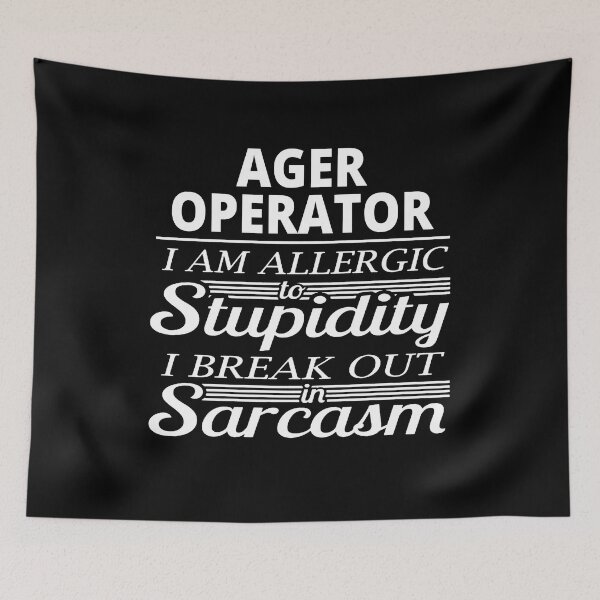 Item preview, Ager operator designed and sold by clickmostro.