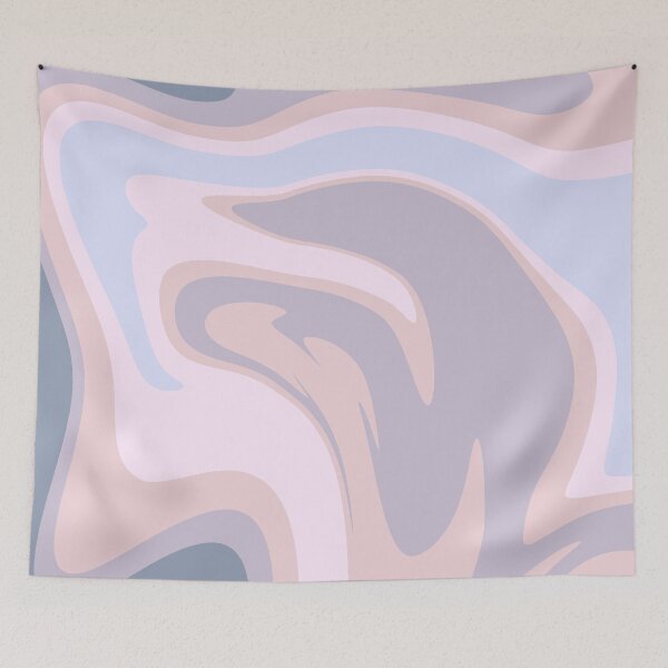 Artikelvorschau, Abstrakte Kombination von Pink Waves Liquid Marble entworfen und verkauft von NECHSTORE.