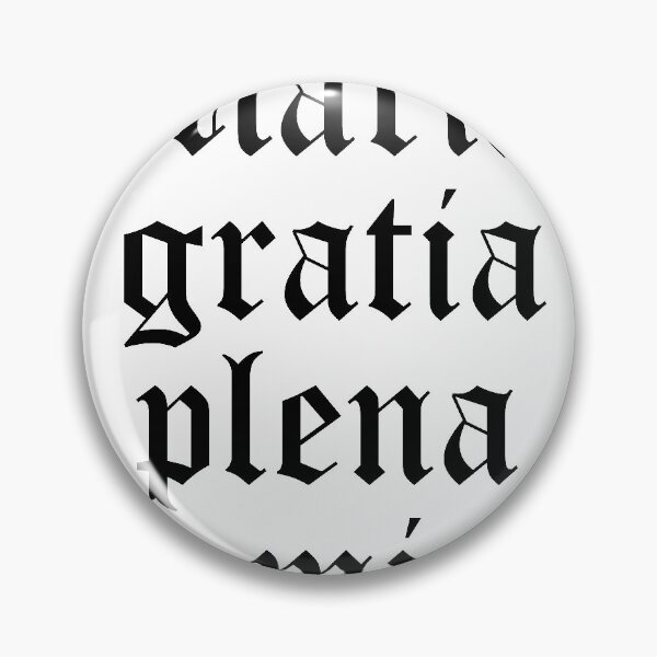 Item preview, Ave Maria Gratia Plena Dominus Tecum : Hail Mary full of grace the Lord is with you (Latin) designed and sold by TheCatholicLady.