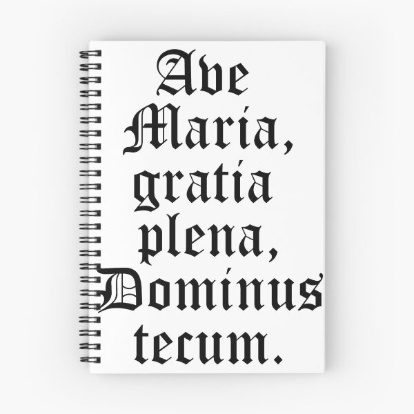 Item preview, Ave Maria Gratia Plena Dominus Tecum: Ave María, llena eres de gracia, el Señor es contigo (latín) designed and sold by TheCatholicLady.