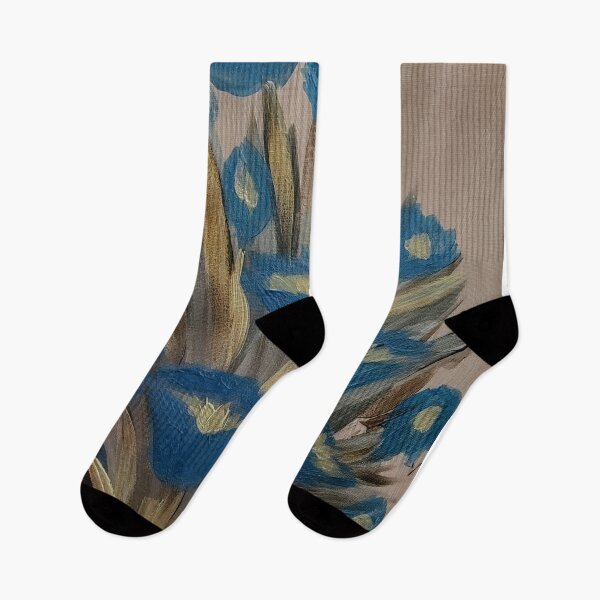 Item preview, abstract mixed wild flowers designed and sold by kkartwork.