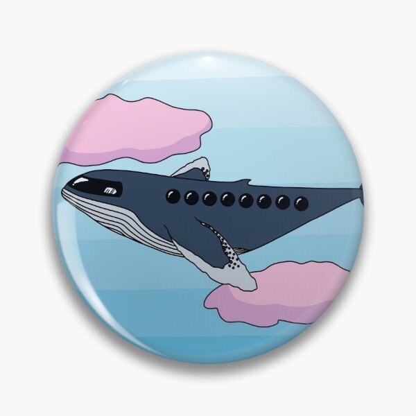 Item preview, Whimsical Sky Whale Plane designed and sold by BundaBear.