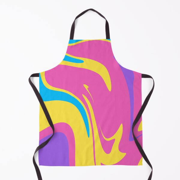 Item preview, Abstract Funky Multicolored Waves Liquid Marble designed and sold by NECHSTORE.