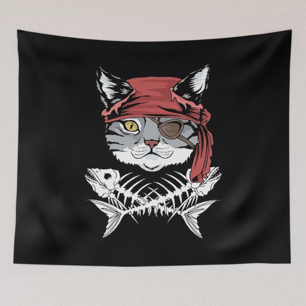Item preview, Cat Pirate Funny Cat Pirate Halloween designed and sold by AlbaATN.