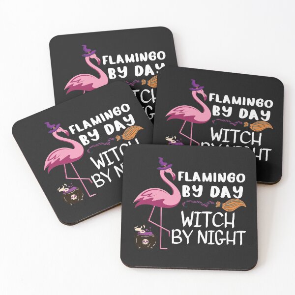 Item preview, Flamingo By Day Witch By Night designed and sold by TheAnimalZ00.